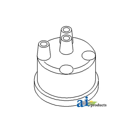 A & I Products Cap, Distributor (12V) 4.5" x4.5" x3" A-1935038